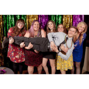 Portraits from the photo booth at the annual Comedy Night for Animal House.