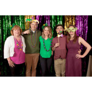 Portraits from the photo booth at the annual Comedy Night for Animal House.