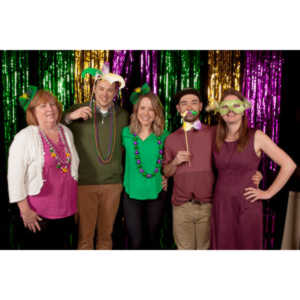 Portraits from the photo booth at the annual Comedy Night for Animal House.