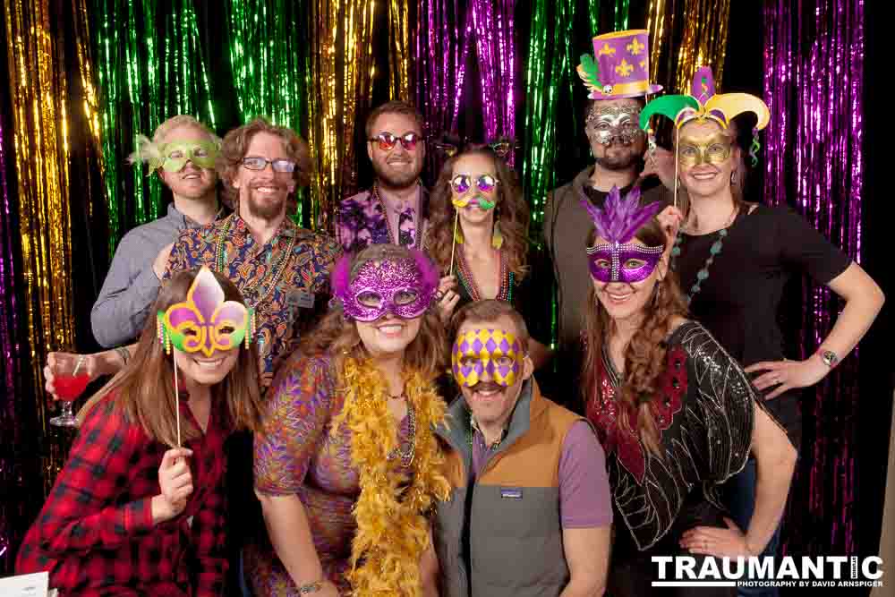 Portraits from the photo booth at the annual Comedy Night for Animal House.