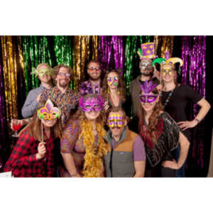 Portraits from the photo booth at the annual Comedy Night for Animal House.