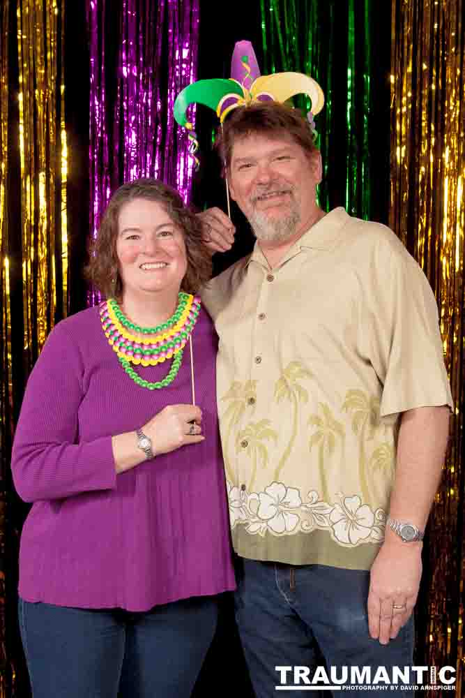 Portraits from the photo booth at the annual Comedy Night for Animal House.