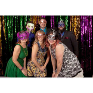 Portraits from the photo booth at the annual Comedy Night for Animal House.