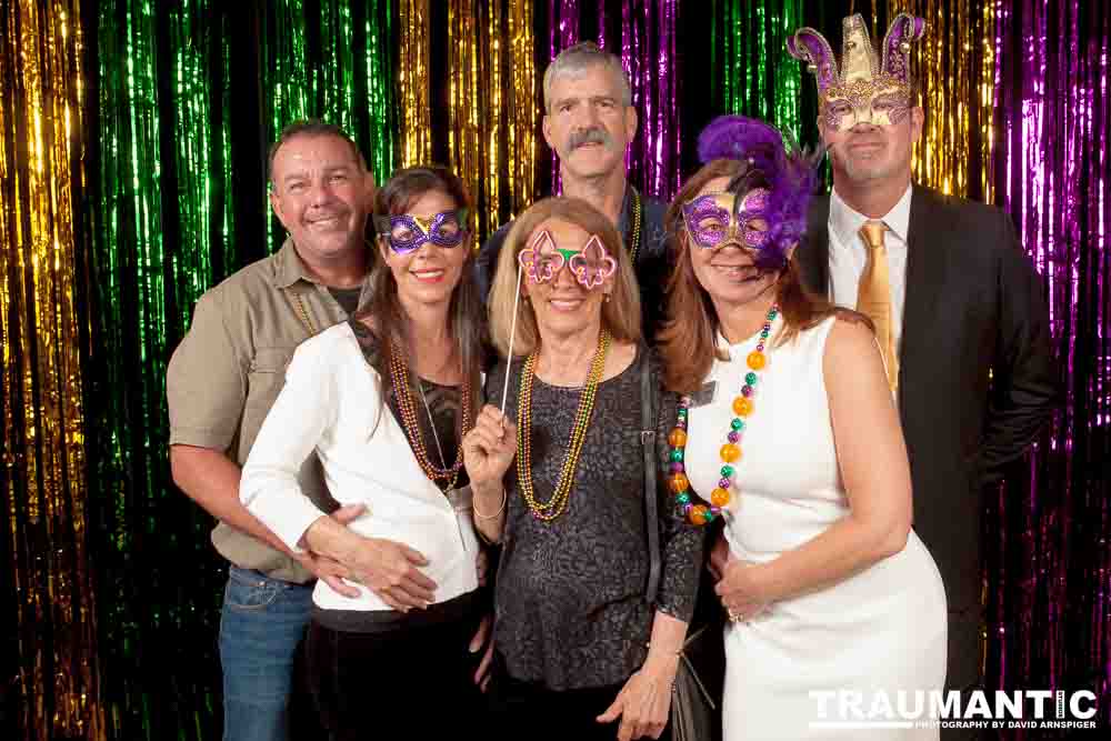 Portraits from the photo booth at the annual Comedy Night for Animal House.