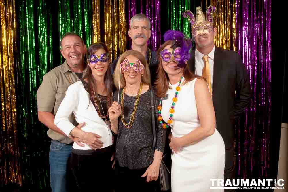 Portraits from the photo booth at the annual Comedy Night for Animal House.