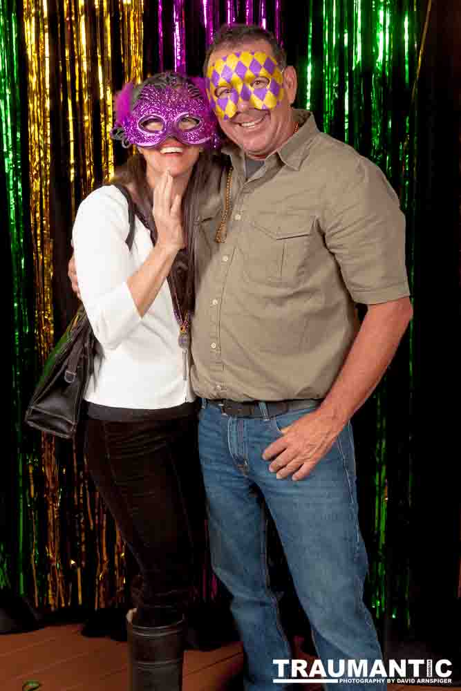 Portraits from the photo booth at the annual Comedy Night for Animal House.