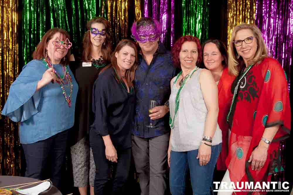 Portraits from the photo booth at the annual Comedy Night for Animal House.