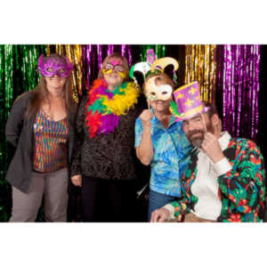 Portraits from the photo booth at the annual Comedy Night for Animal House.