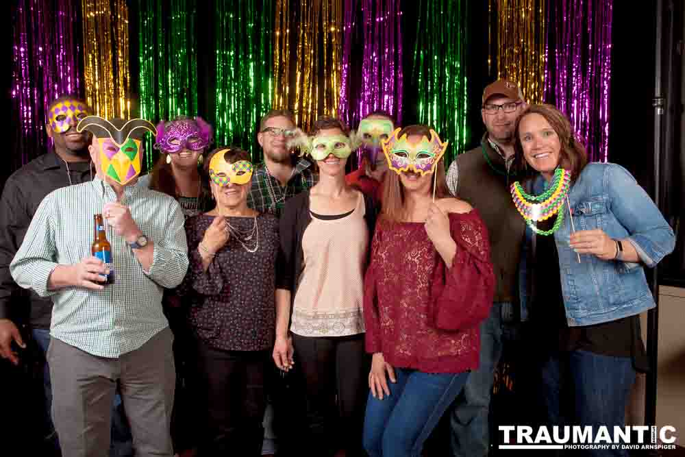 Portraits from the photo booth at the annual Comedy Night for Animal House.