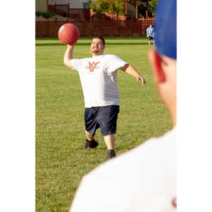 My co-workers at Forney Industries have a kickball team.  I went out and photographed their second game of the season.
