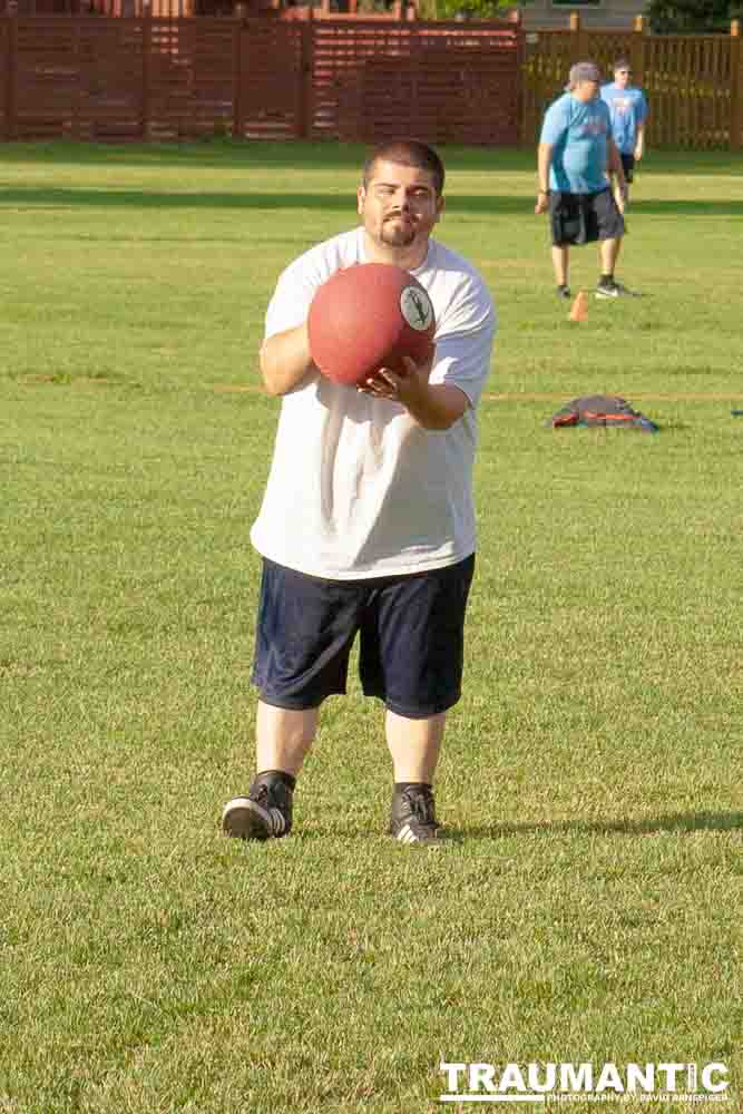 My co-workers at Forney Industries have a kickball team.  I went out and photographed their second game of the season.