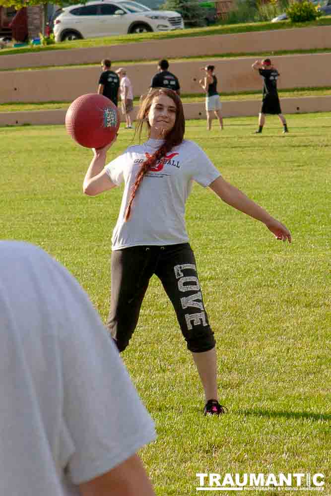 My co-workers at Forney Industries have a kickball team.  I went out and photographed their second game of the season.