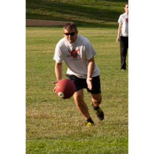 My co-workers at Forney Industries have a kickball team.  I went out and photographed their second game of the season.