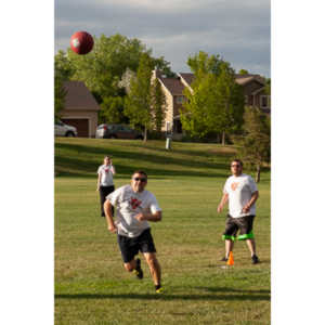 My co-workers at Forney Industries have a kickball team.  I went out and photographed their second game of the season.