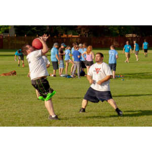 My co-workers at Forney Industries have a kickball team.  I went out and photographed their second game of the season.