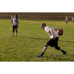 My co-workers at Forney Industries have a kickball team.  I went out and photographed their second game of the season.