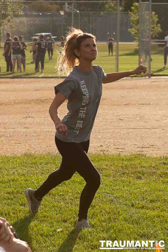 My co-workers at Forney Industries have a kickball team.  I went out and photographed their second game of the season.