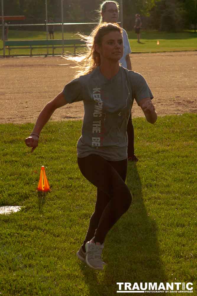 My co-workers at Forney Industries have a kickball team.  I went out and photographed their second game of the season.