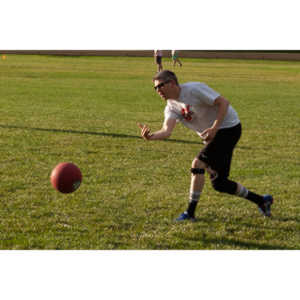 My co-workers at Forney Industries have a kickball team.  I went out and photographed their second game of the season.