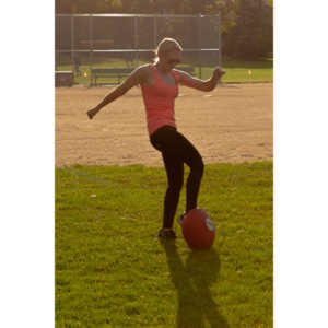 My co-workers at Forney Industries have a kickball team.  I went out and photographed their second game of the season.