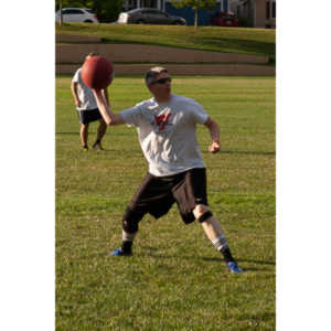 My co-workers at Forney Industries have a kickball team.  I went out and photographed their second game of the season.