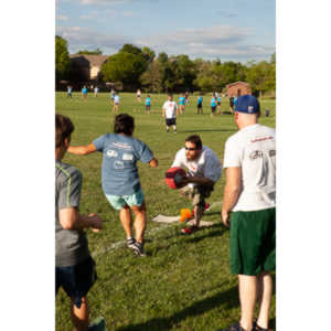 My co-workers at Forney Industries have a kickball team.  I went out and photographed their second game of the season.