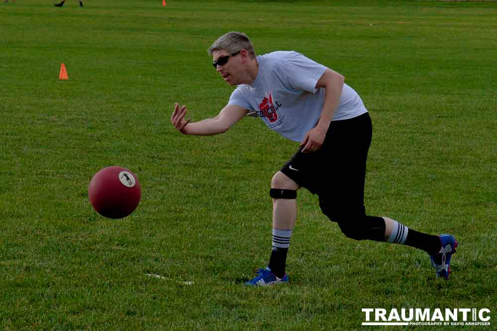 My co-workers at Forney Industries have a kickball team.  I went out and photographed their second game of the season.