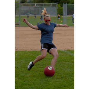 My co-workers at Forney Industries have a kickball team.  I went out and photographed their second game of the season.