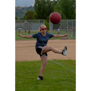 My co-workers at Forney Industries have a kickball team.  I went out and photographed their second game of the season.