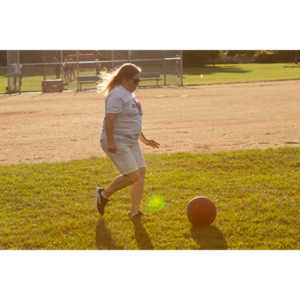 My co-workers at Forney Industries have a kickball team.  I went out and photographed their second game of the season.