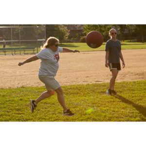 My co-workers at Forney Industries have a kickball team.  I went out and photographed their second game of the season.