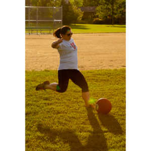 My co-workers at Forney Industries have a kickball team.  I went out and photographed their second game of the season.