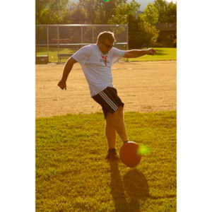 My co-workers at Forney Industries have a kickball team.  I went out and photographed their second game of the season.