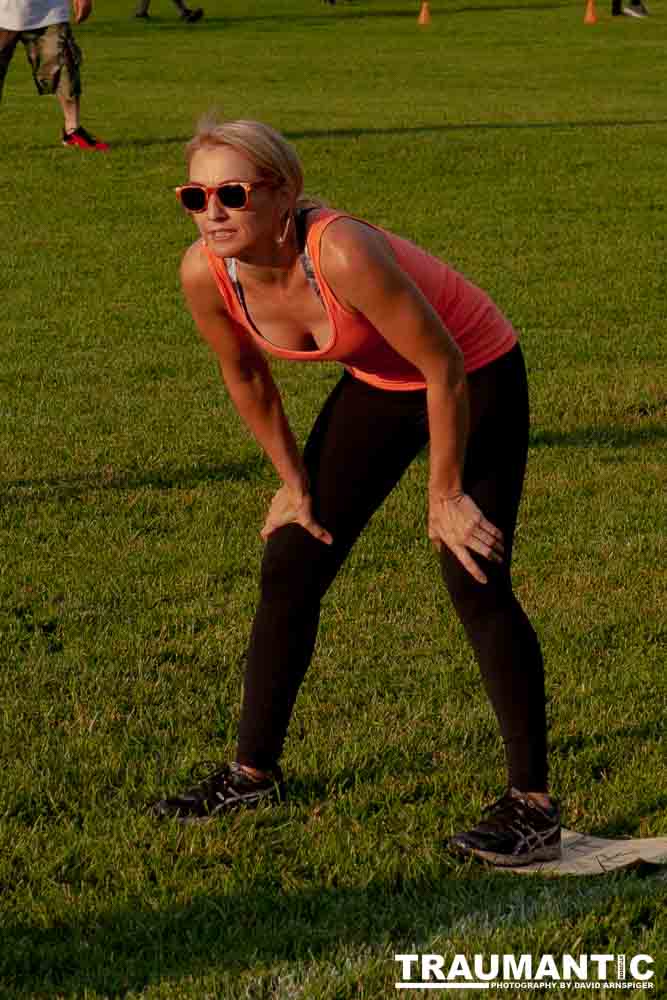 My co-workers at Forney Industries have a kickball team.  I went out and photographed their second game of the season.