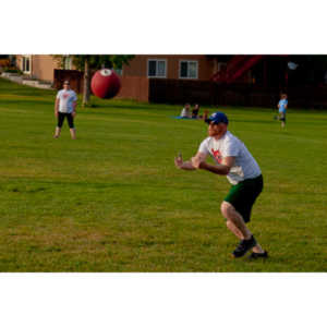 My co-workers at Forney Industries have a kickball team.  I went out and photographed their second game of the season.