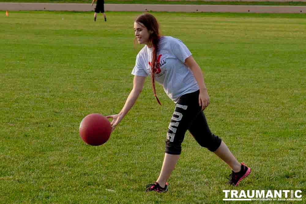 My co-workers at Forney Industries have a kickball team.  I went out and photographed their second game of the season.