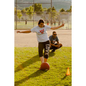 My co-workers at Forney Industries have a kickball team.  I went out and photographed their second game of the season.