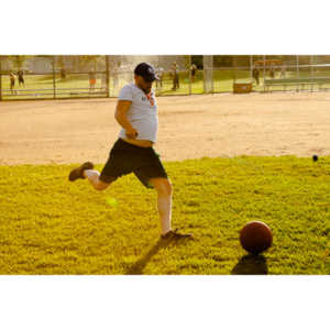 My co-workers at Forney Industries have a kickball team.  I went out and photographed their second game of the season.