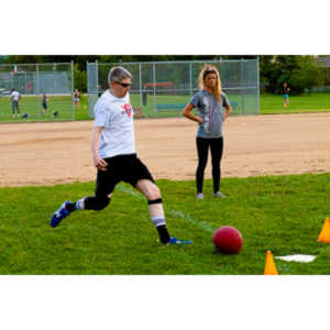 My co-workers at Forney Industries have a kickball team.  I went out and photographed their second game of the season.