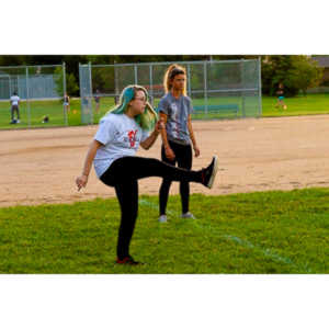 My co-workers at Forney Industries have a kickball team.  I went out and photographed their second game of the season.