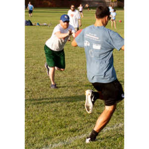 My co-workers at Forney Industries have a kickball team.  I went out and photographed their second game of the season.