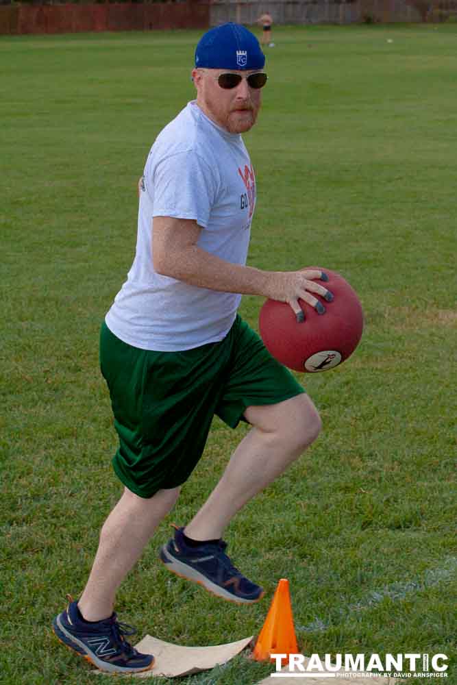 My co-workers at Forney Industries have a kickball team.  I went out and photographed their second game of the season.