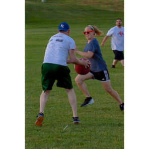 My co-workers at Forney Industries have a kickball team.  I went out and photographed their second game of the season.