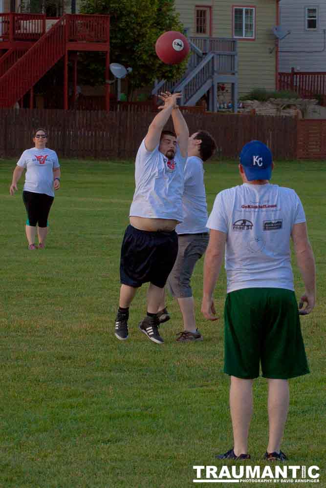 My co-workers at Forney Industries have a kickball team.  I went out and photographed their second game of the season.
