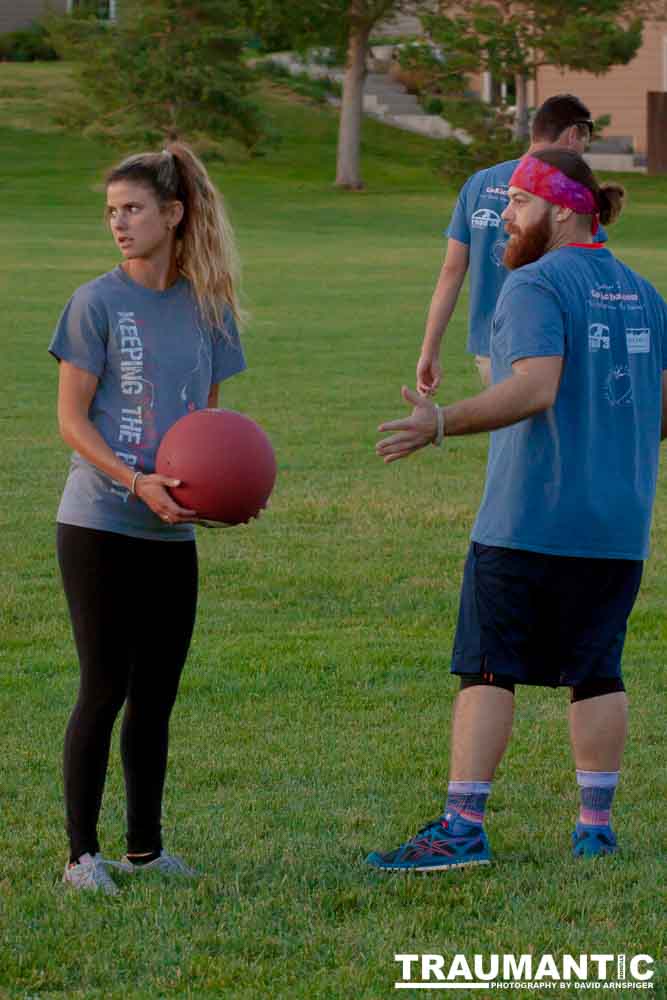 My co-workers at Forney Industries have a kickball team.  I went out and photographed their second game of the season.