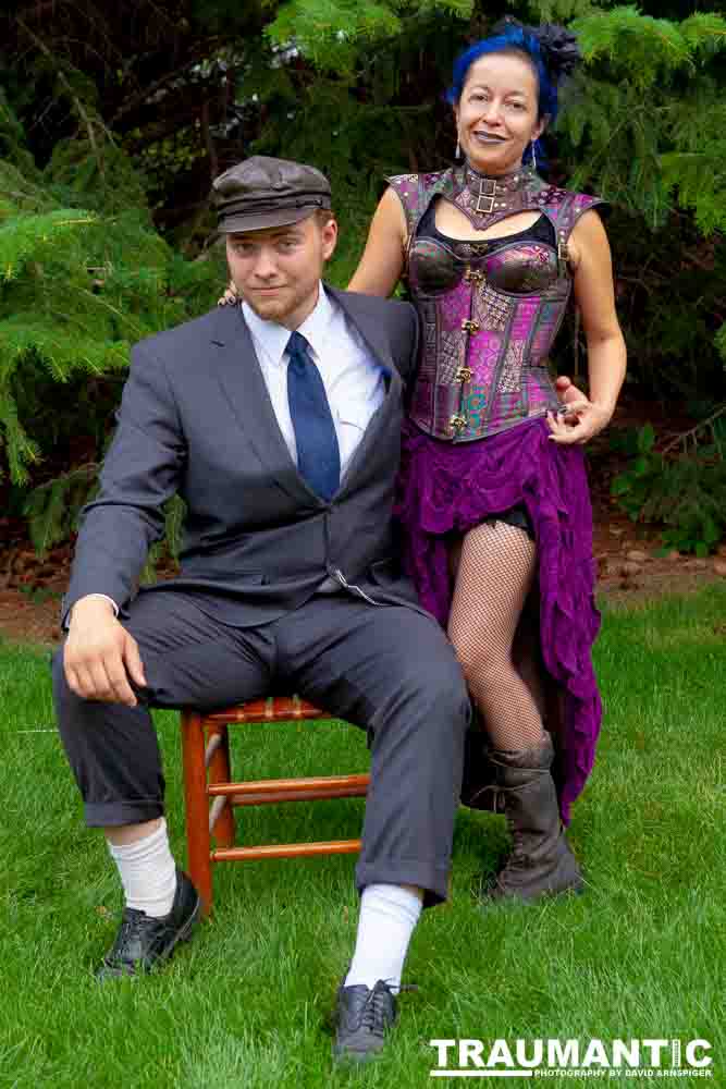 Mayra  and Kelton had an idea for a steampunk themed shoot..