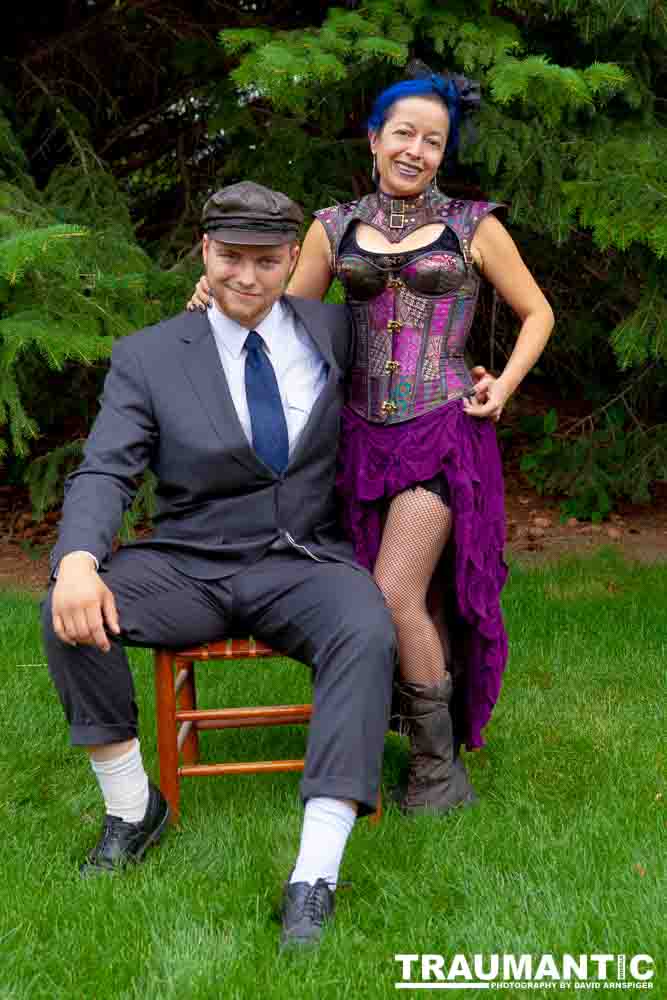 Mayra  and Kelton had an idea for a steampunk themed shoot..