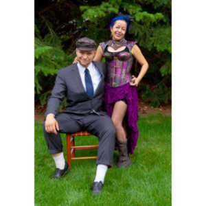 Mayra  and Kelton had an idea for a steampunk themed shoot..