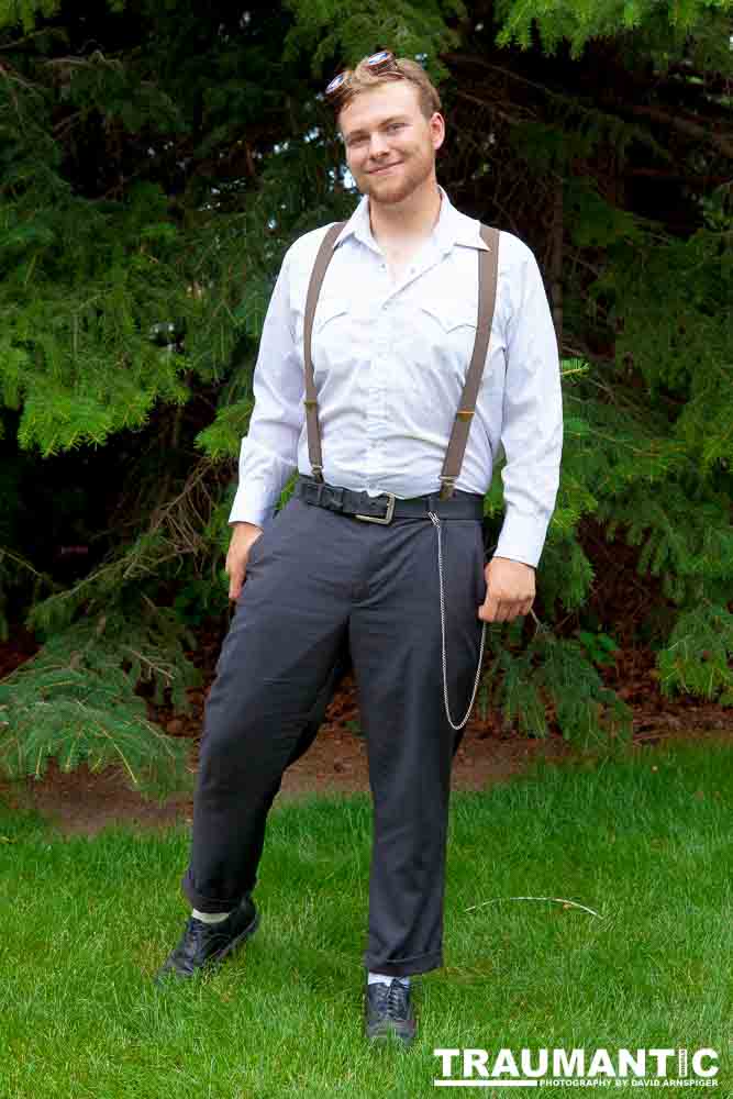 Mayra  and Kelton had an idea for a steampunk themed shoot..