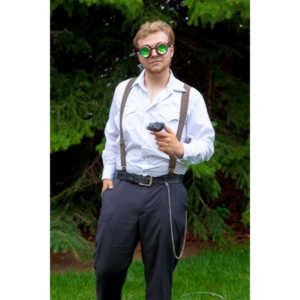 Mayra  and Kelton had an idea for a steampunk themed shoot..